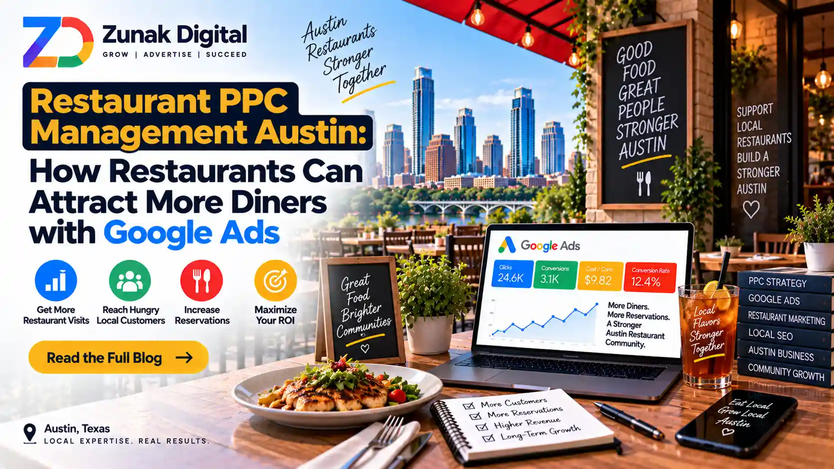 Restaurant PPC Management Austin: How Restaurants Can Attract More Diners with Google Ads